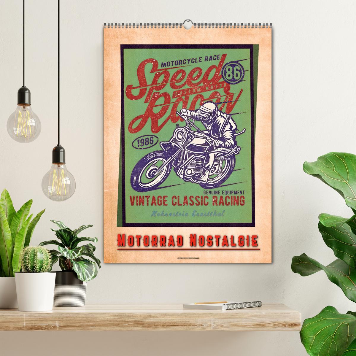 Bild: 9783435942497 | Motorrad Nostalgie (Wandkalender 2025 DIN A2 hoch), CALVENDO...