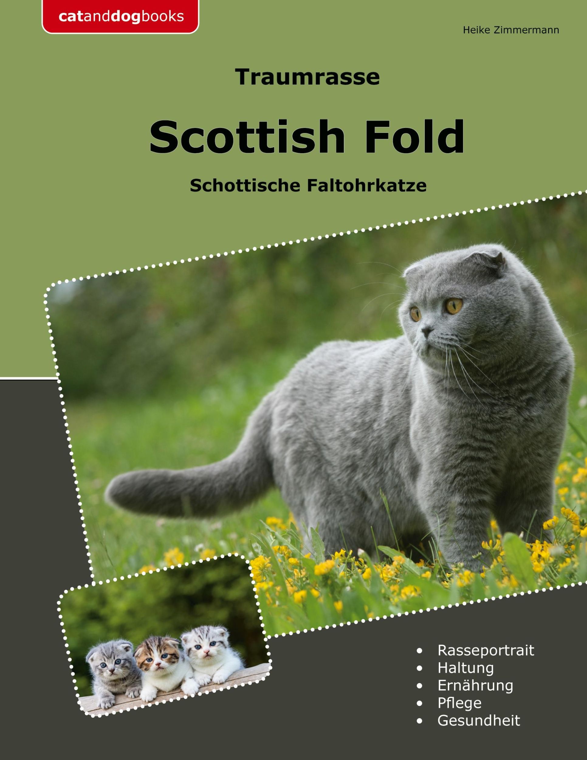 Cover: 9783758369544 | Traumrasse Scottish Fold | Schottische Faltohrkatze | Heike Zimmermann