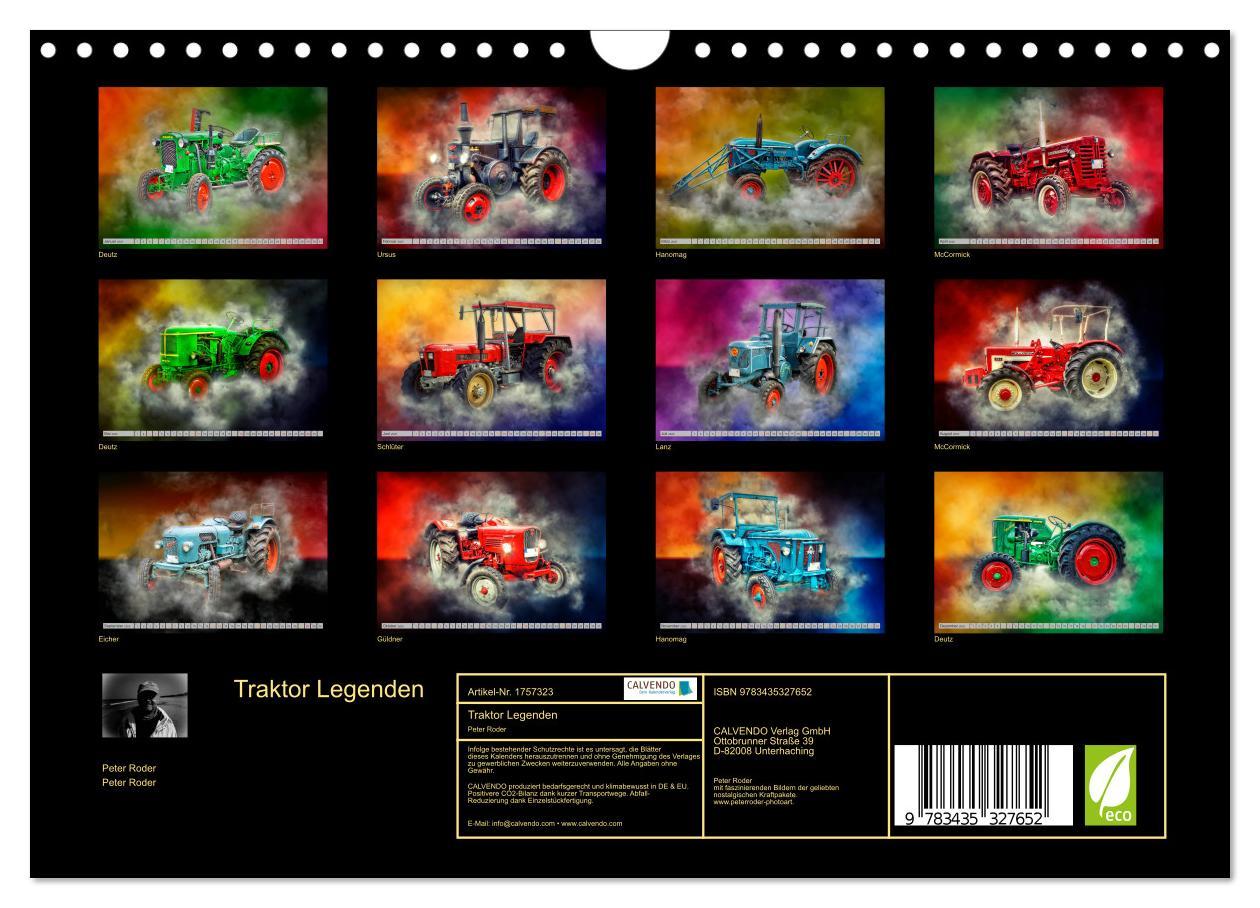 Bild: 9783435327652 | Traktor Legenden (Wandkalender 2025 DIN A4 quer), CALVENDO...