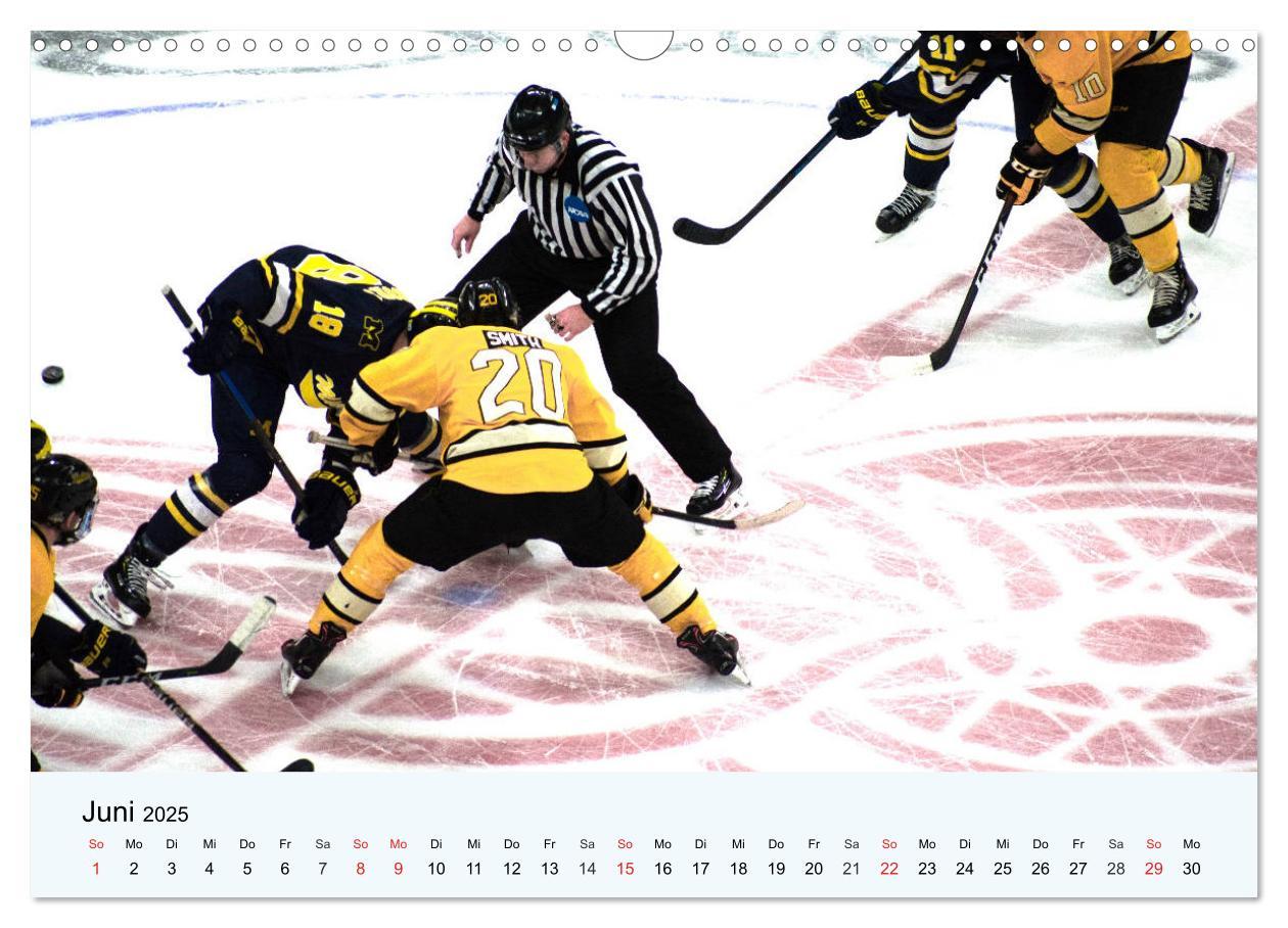 Bild: 9783435180066 | Eishockey. Dynamik, Athletik und Präzision! (Wandkalender 2025 DIN...