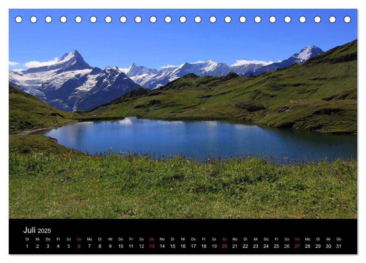 Bild: 9783435769797 | Berner Oberland (Tischkalender 2025 DIN A5 quer), CALVENDO...