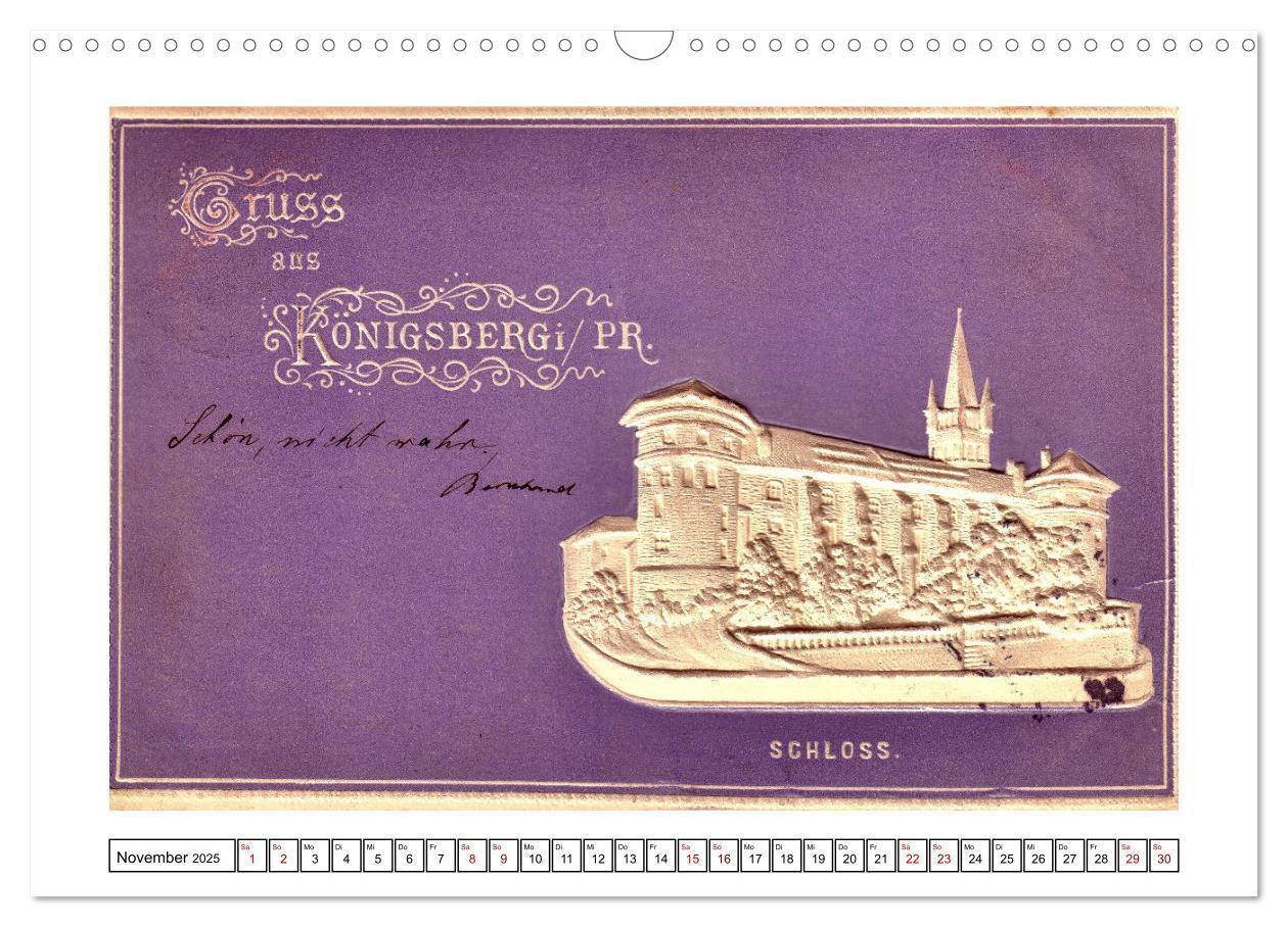 Bild: 9783435326150 | Gruss aus Königsberg (Wandkalender 2025 DIN A3 quer), CALVENDO...