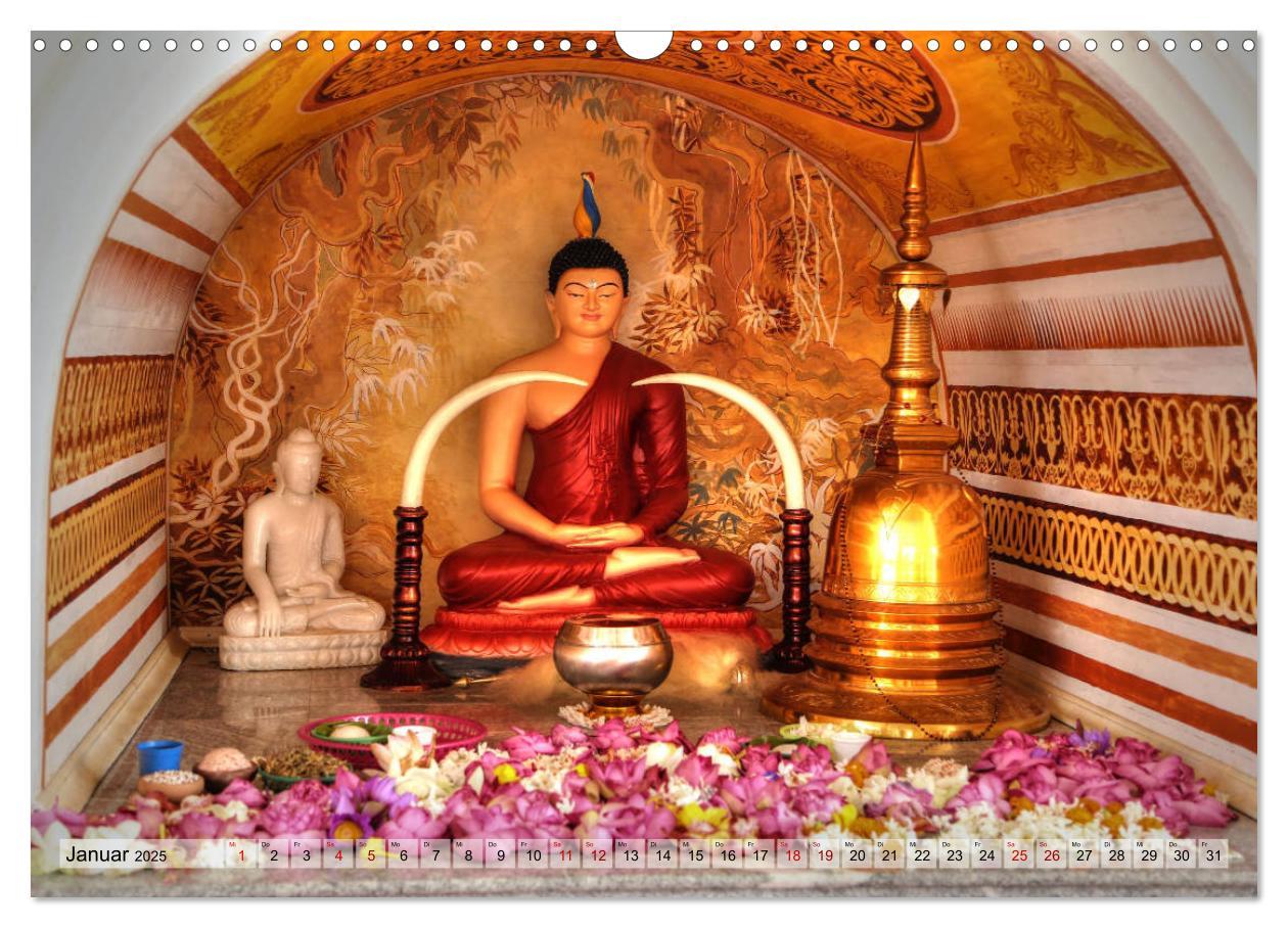 Bild: 9783435259090 | Sri Lanka - Tempel, Tee und Elefanten (Wandkalender 2025 DIN A3...