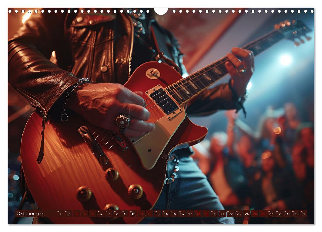 Bild: 9783457141434 | Wegbegleiter Gitarre (Wandkalender 2025 DIN A3 quer), CALVENDO...