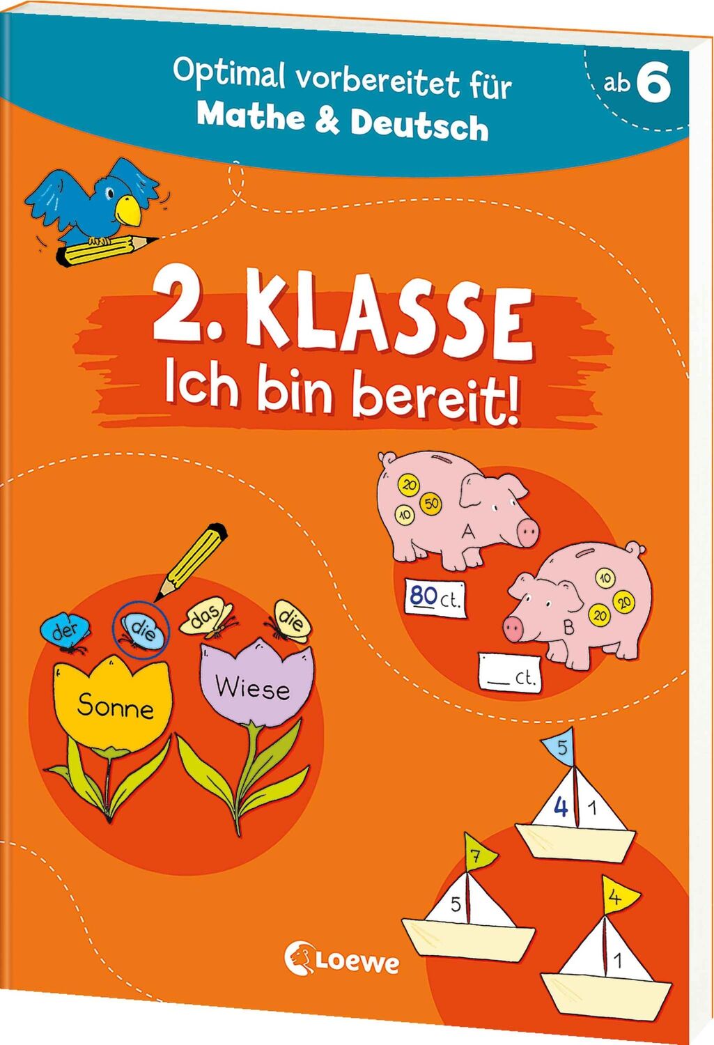 Cover: 9783743218666 | 2. Klasse - Ich bin bereit! | Loewe Lernen und Rätseln | Taschenbuch