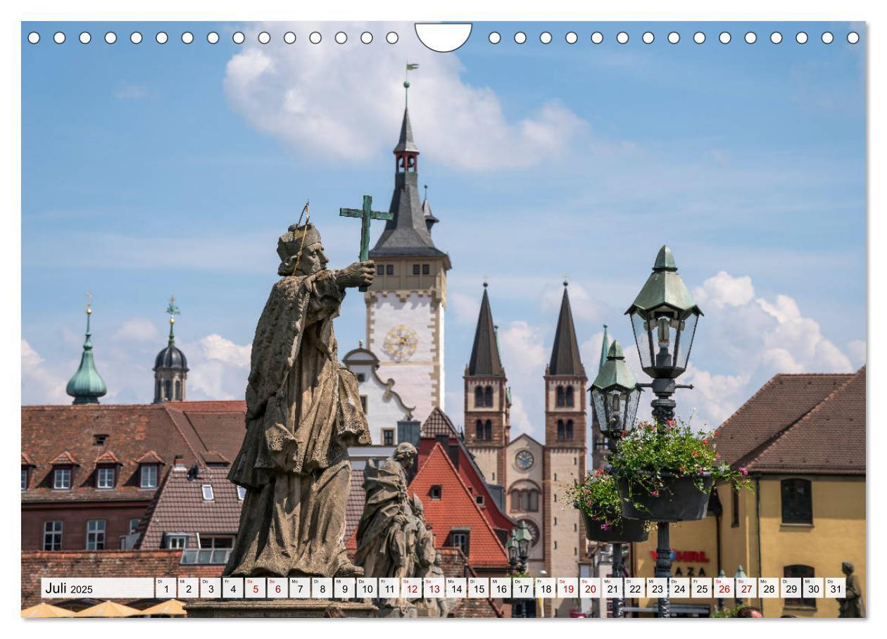 Bild: 9783435221172 | Würzburg - Bayern (Wandkalender 2025 DIN A4 quer), CALVENDO...