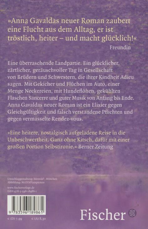 Rückseite: 9783596189861 | Ein geschenkter Tag | Roman | Anna Gavalda | Taschenbuch | 150 S.