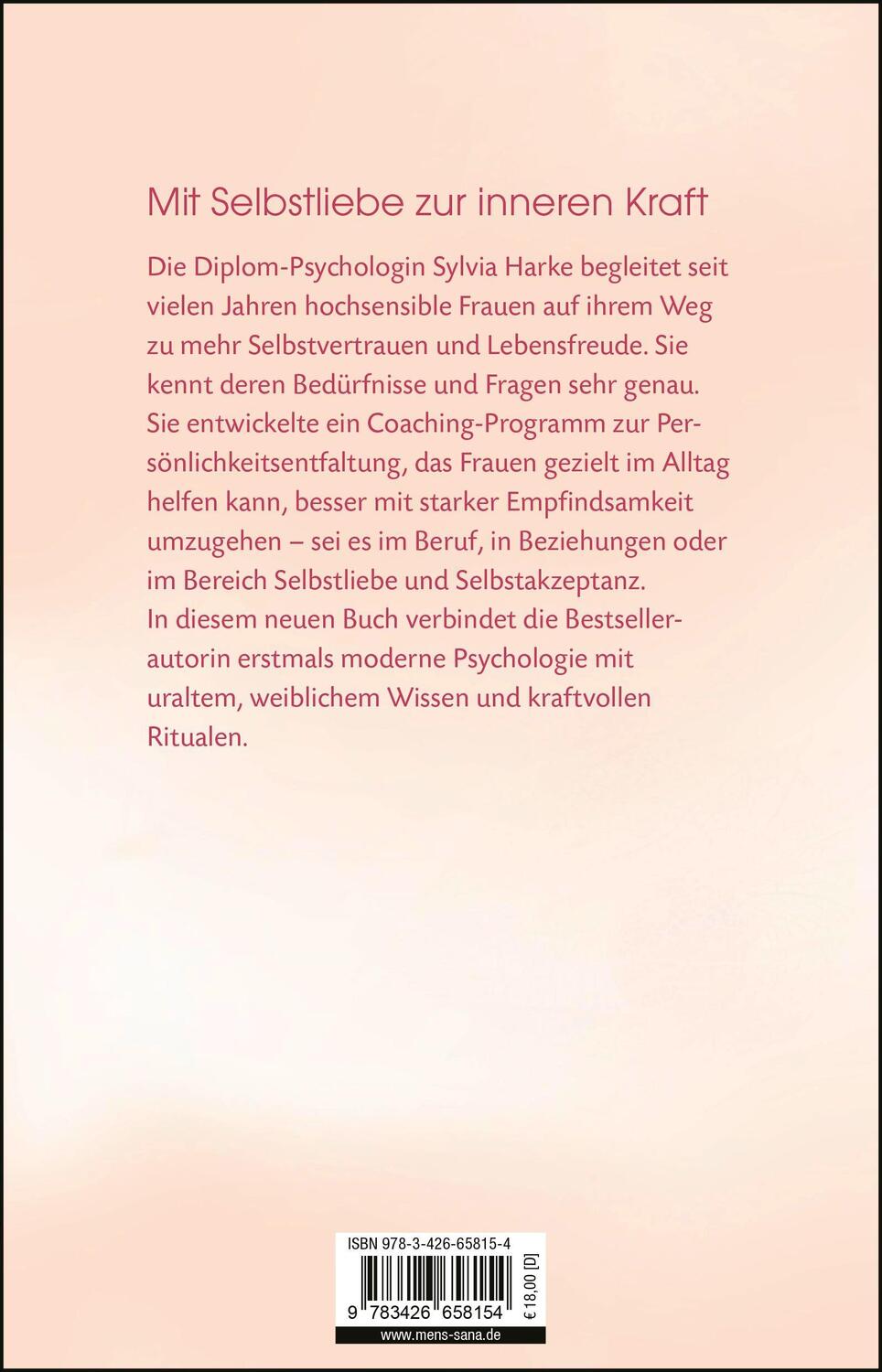 Rückseite: 9783426658154 | Wenn Frauen zu viel spüren | Schutz und Stärkung für Hochsensible