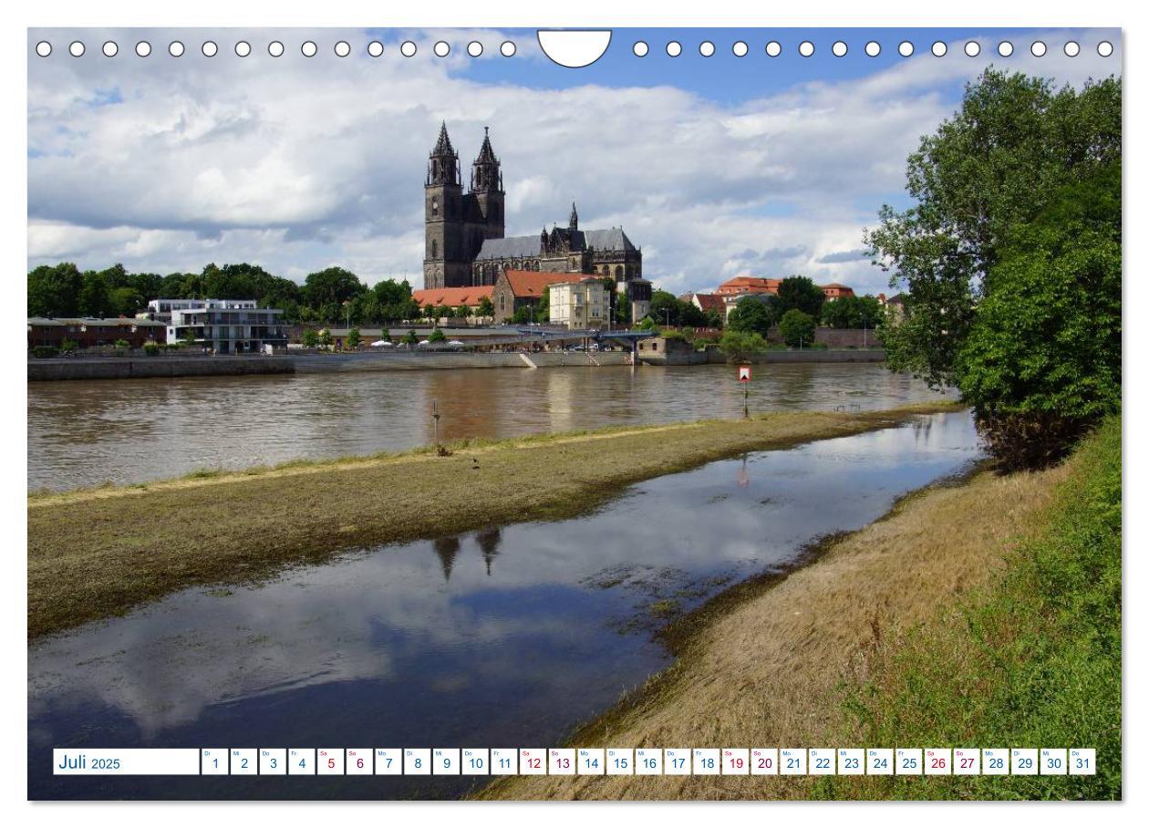 Bild: 9783435709823 | Magdeburg und Umgebung 2025 (Wandkalender 2025 DIN A4 quer),...