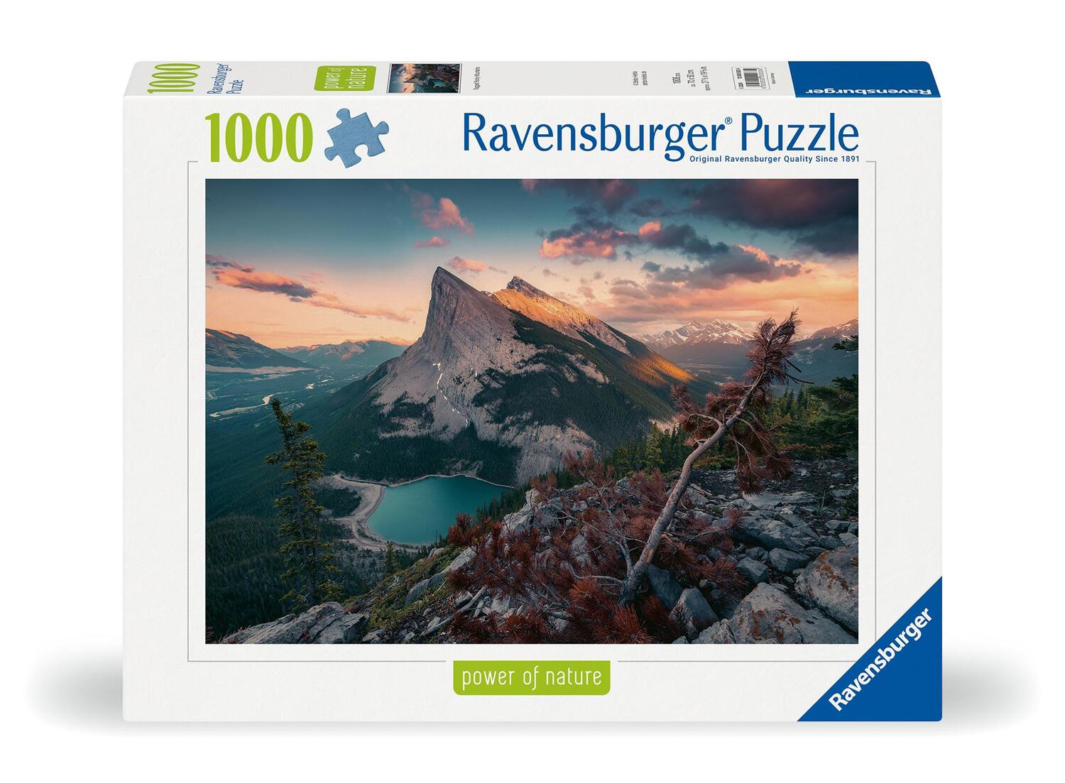 Cover: 4005555000334 | Ravensburger Puzzle 12000033 - Abends in den Rocky Mountains - 1000...