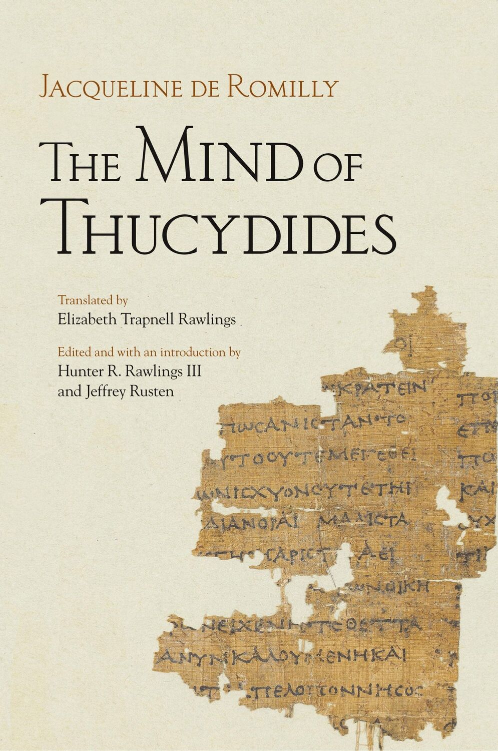 Cover: 9781501714825 | The Mind of Thucydides | Jacqueline De Romilly | Taschenbuch | 2017