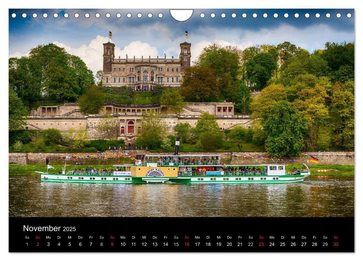 Bild: 9783435610457 | Schaufelraddampfer (Wandkalender 2025 DIN A4 quer), CALVENDO...