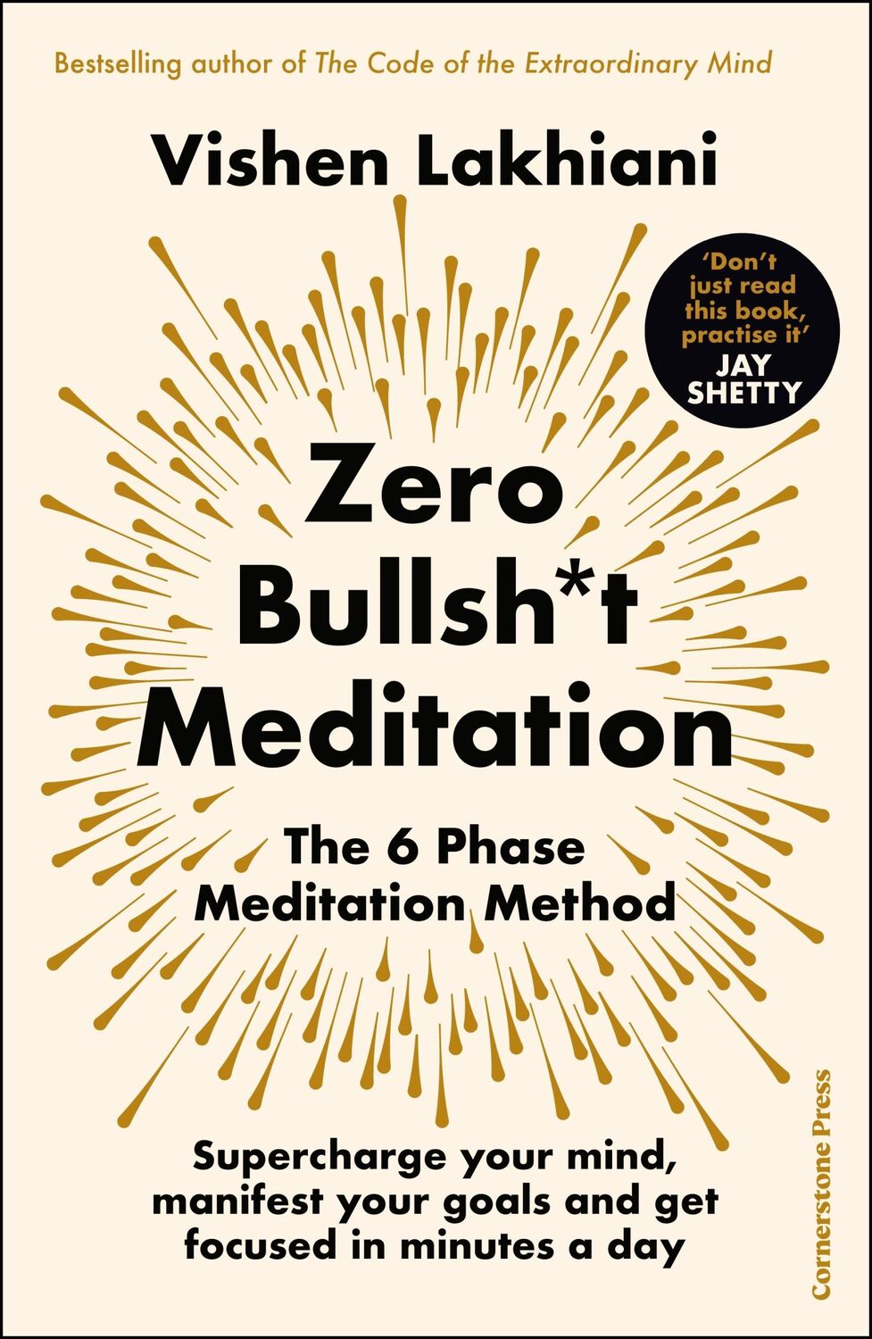 Cover: 9781529901887 | Zero Bullsh*t Meditation | The 6 Phase Meditation Method | Lakhiani