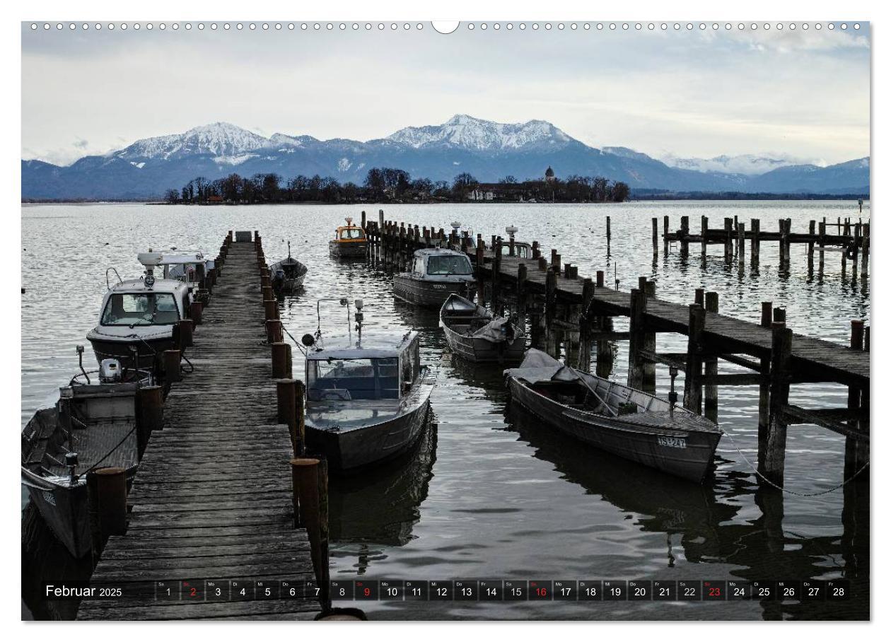 Bild: 9783435730896 | Stille Tage am Chiemsee (Wandkalender 2025 DIN A2 quer), CALVENDO...