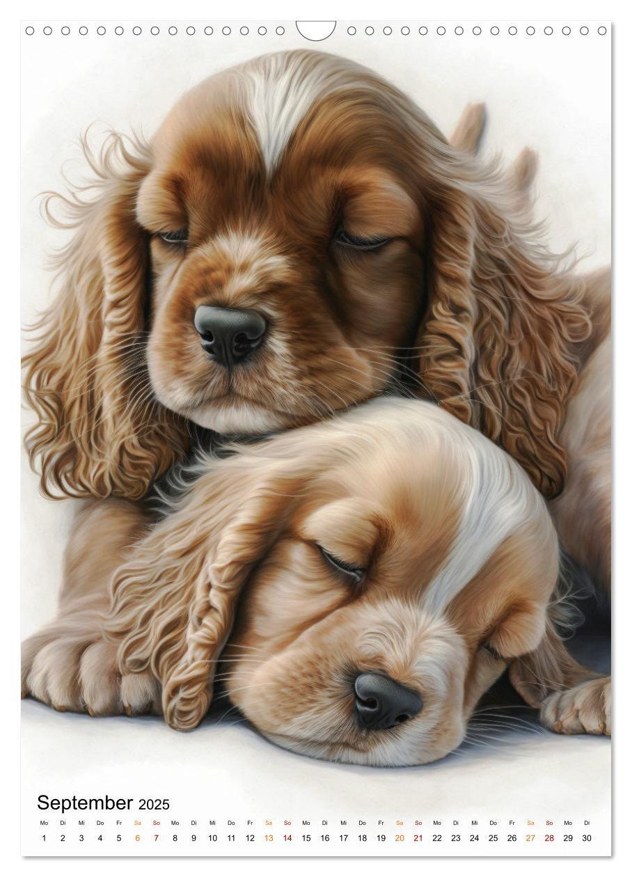 Bild: 9783383765421 | Cocker Spaniel - ein Hund für die Familie (Wandkalender 2025 DIN A3...