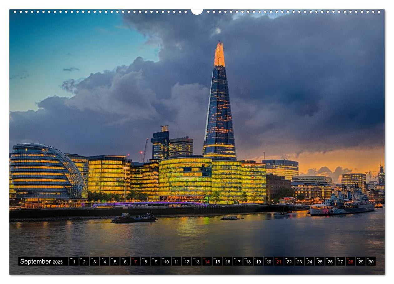 Bild: 9783435653980 | Wundervolles London (Wandkalender 2025 DIN A2 quer), CALVENDO...