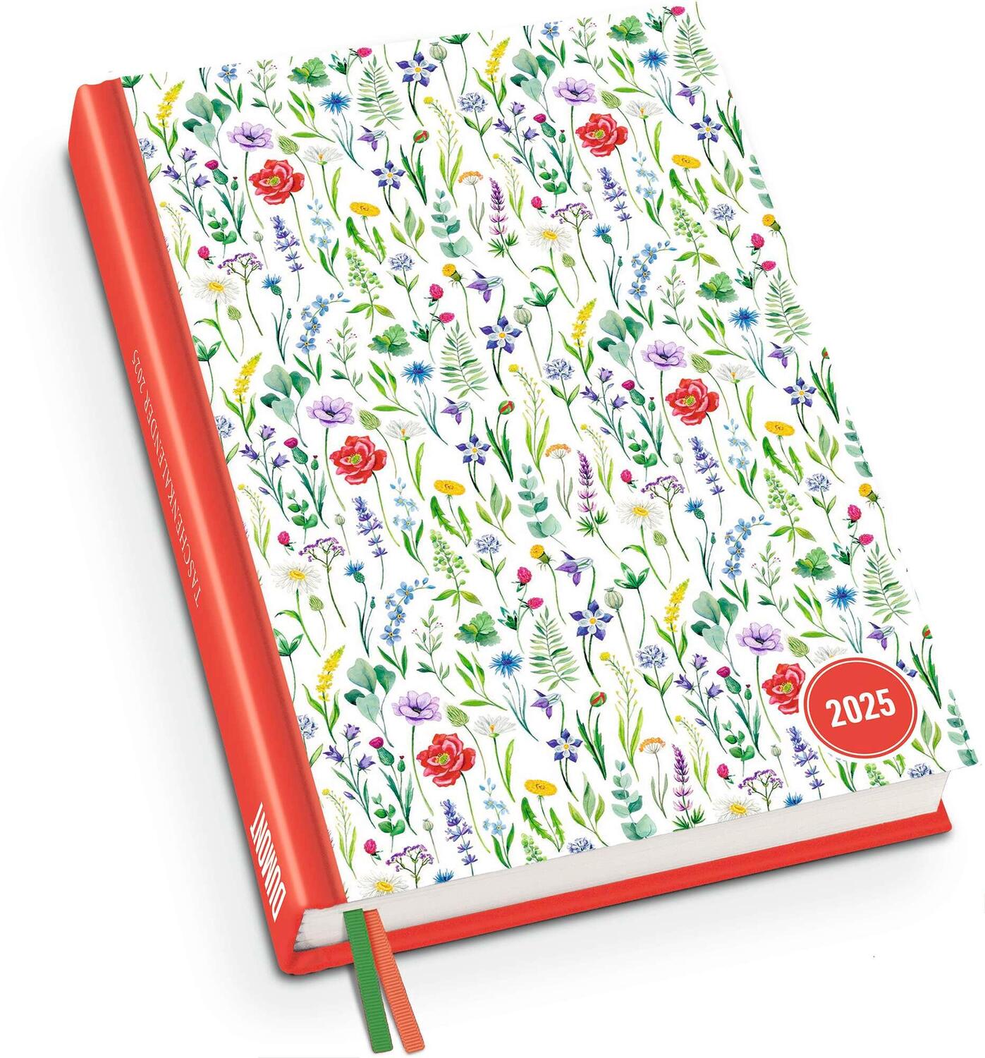 Cover: 4250809654058 | Lovely Flowers Taschenkalender 2025 - Blumen-Design - Terminplaner...