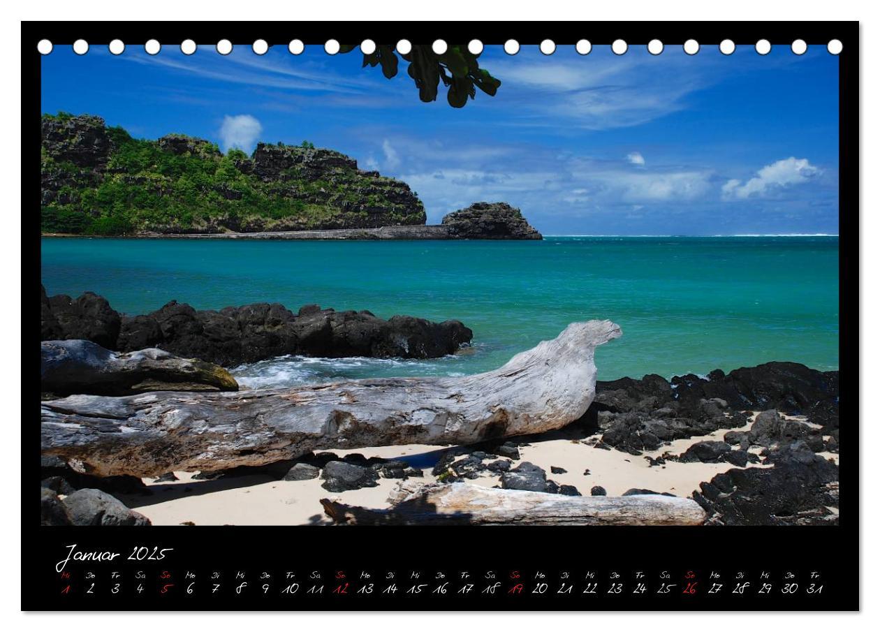 Bild: 9783435722891 | Mauritius (Tischkalender 2025 DIN A5 quer), CALVENDO Monatskalender