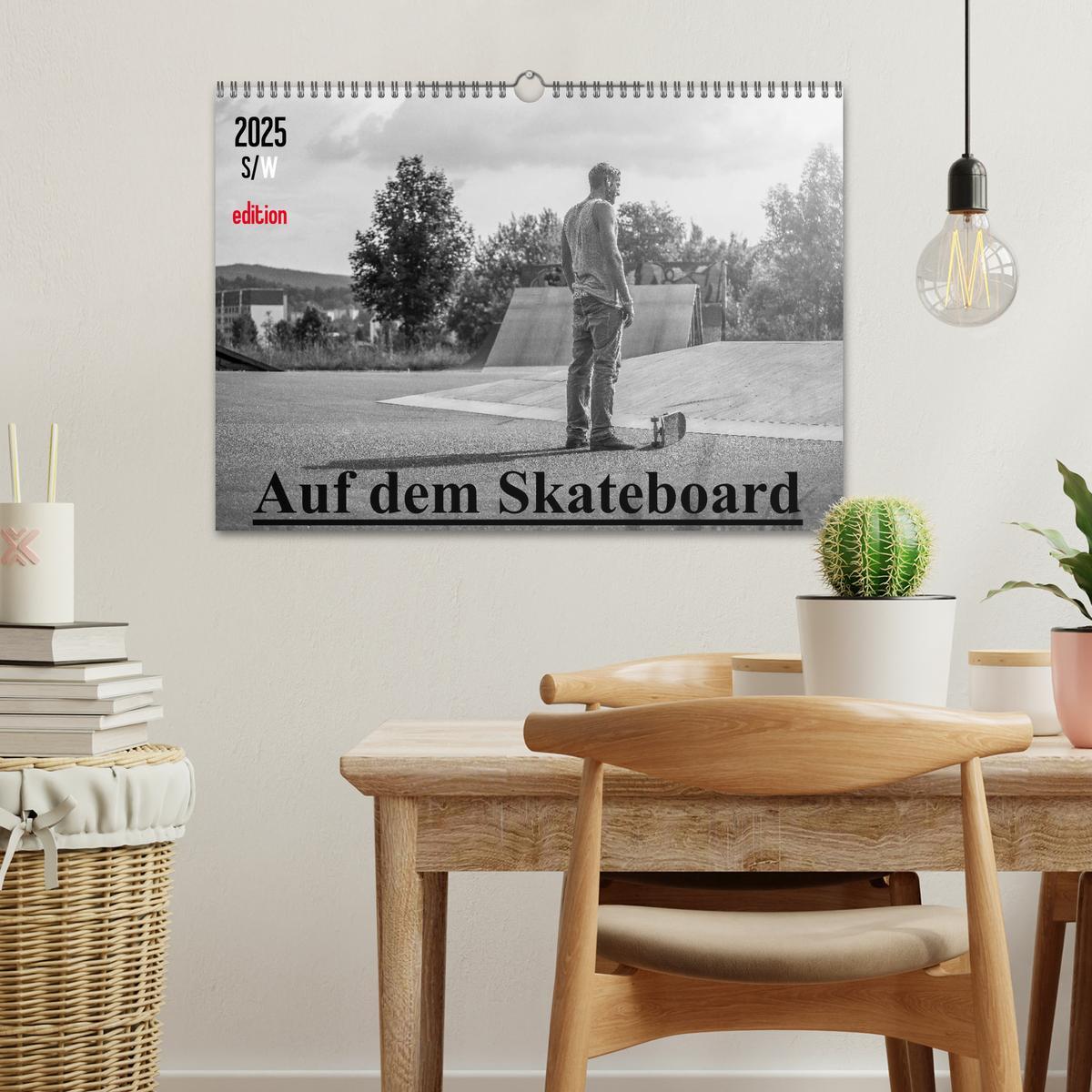 Bild: 9783435657766 | Auf dem Skateboard (Wandkalender 2025 DIN A3 quer), CALVENDO...