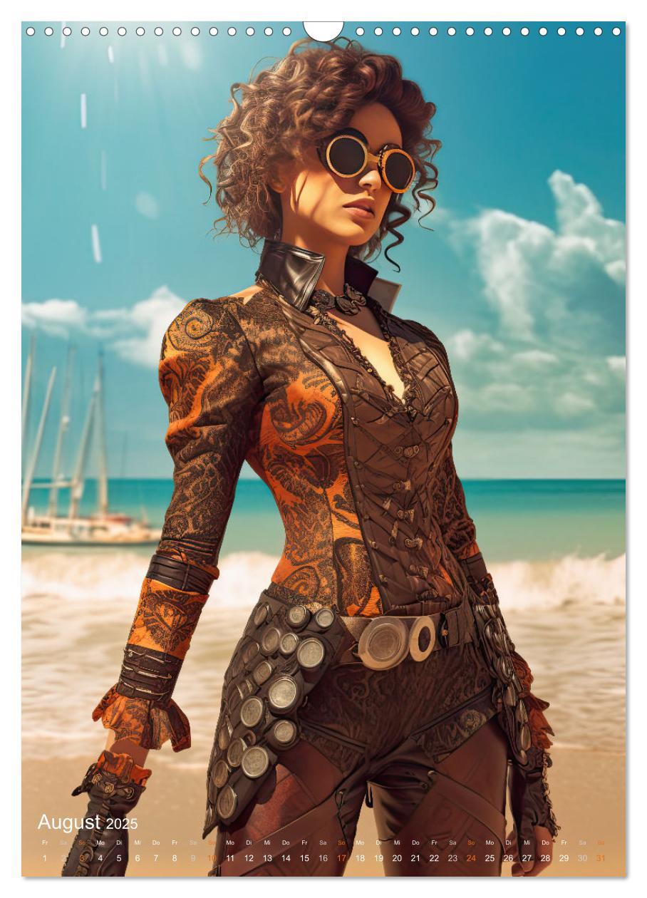 Bild: 9783435870554 | Steampunk Ladies (Wandkalender 2025 DIN A3 hoch), CALVENDO...