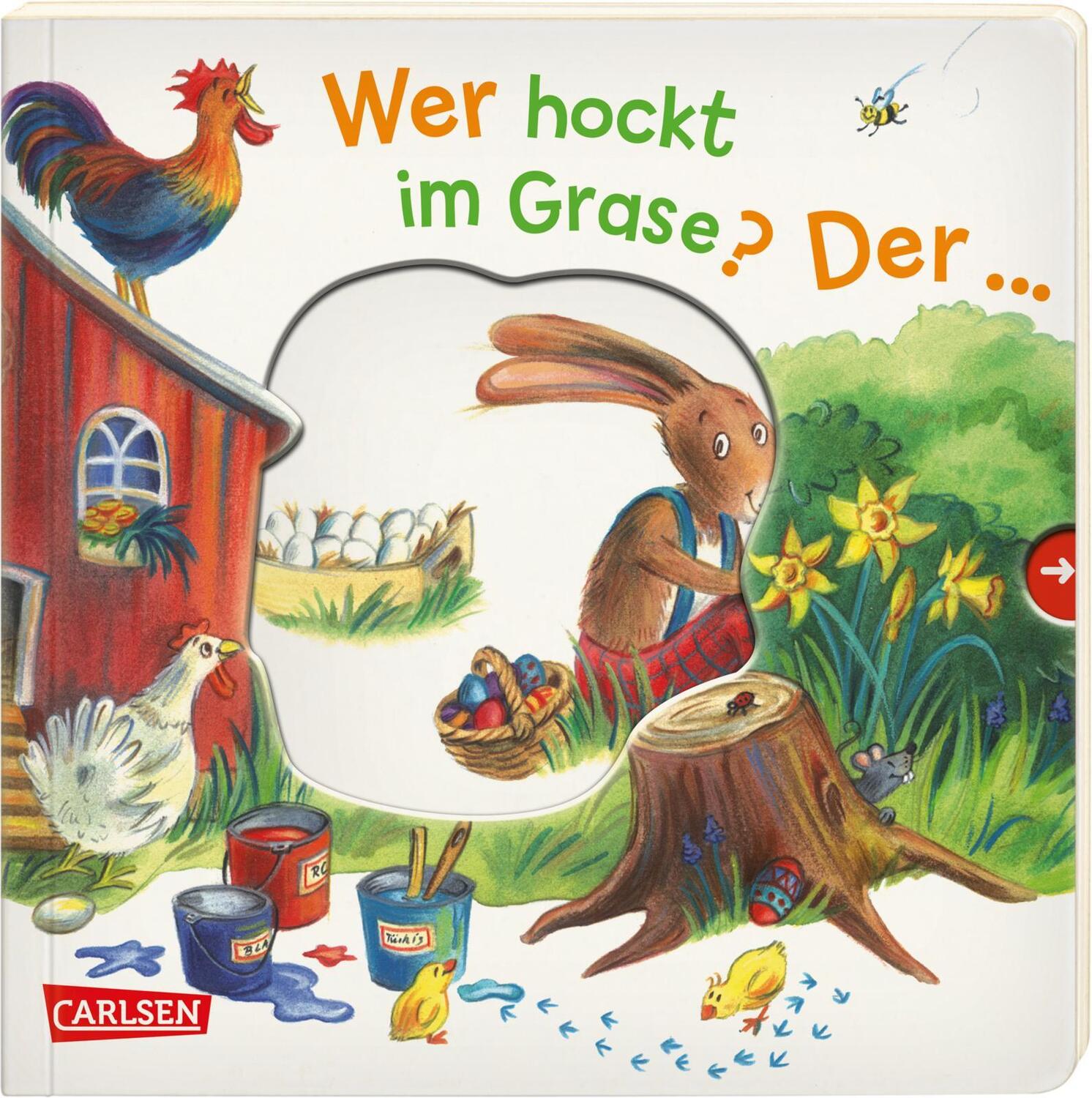 Cover: 9783551171115 | Wer hockt im Grase? Der ... Osterhase! | Sandra Grimm | Buch | 12 S.