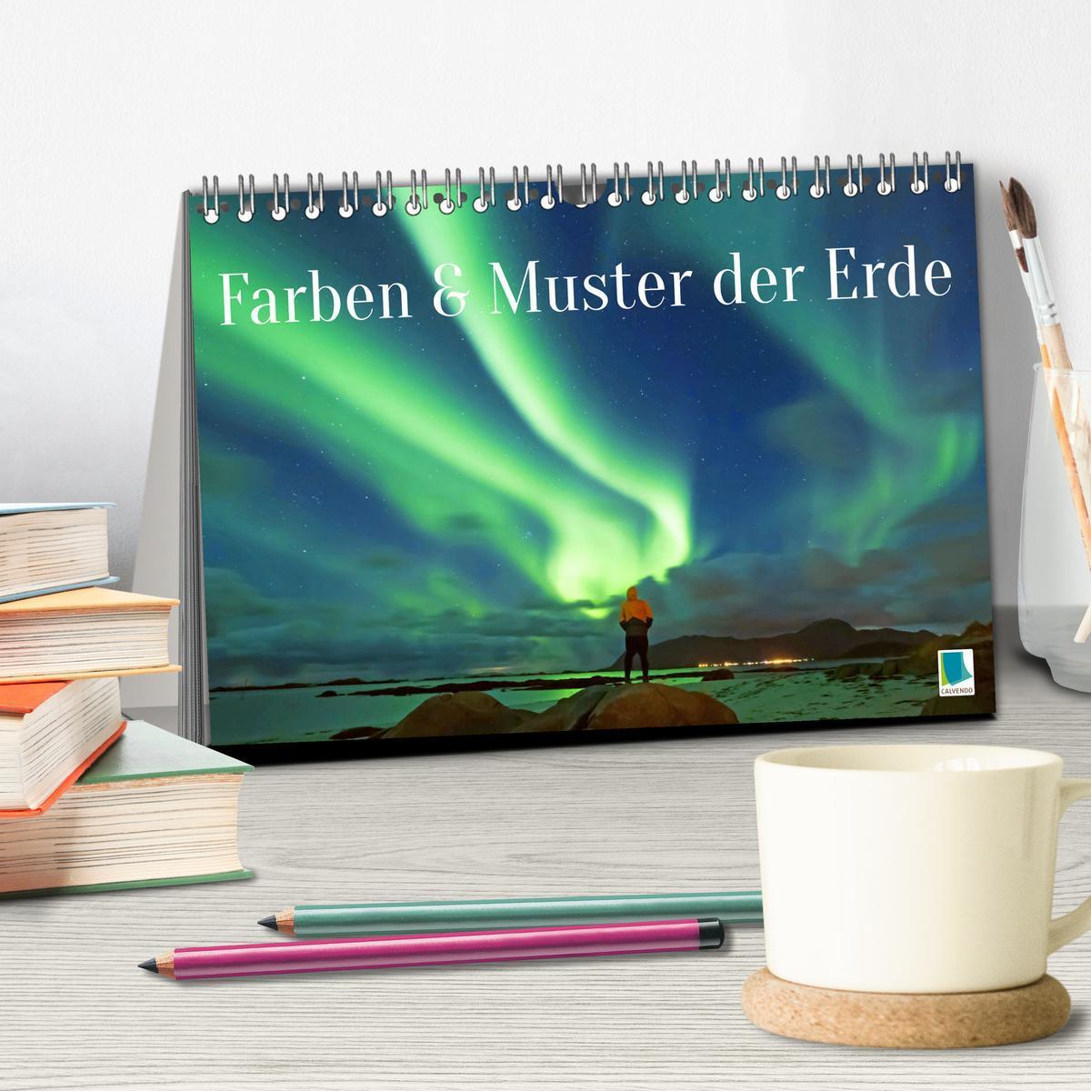 Bild: 9783457198025 | Farben und Muster der Erde (Tischkalender 2025 DIN A5 quer),...