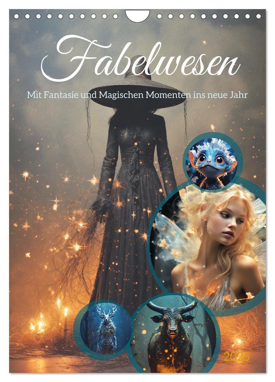 Cover: 9783435847426 | Fabelwesen (Wandkalender 2025 DIN A4 hoch), CALVENDO Monatskalender