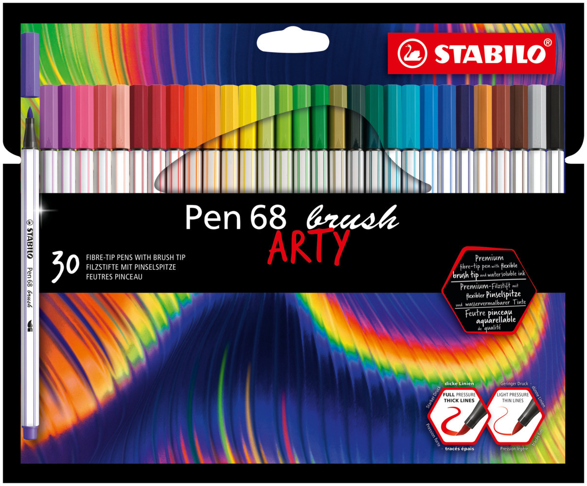 Cover: 4006381578219 | STABILO Pen 68 brush 30er Kartonetui ARTY | Stück | In Karton | 2022