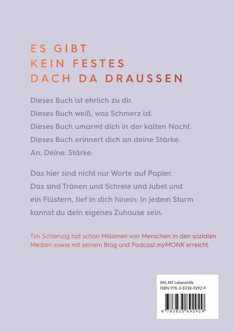 Bild: 9783833892929 | Sei dein eigenes Zuhause | Es gibt kein festes Dach da draußen | Buch