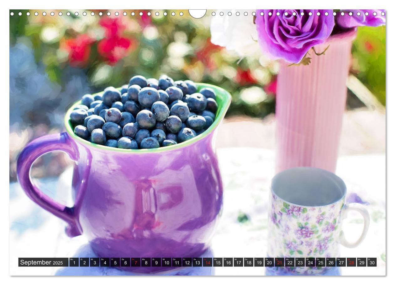 Bild: 9783435308866 | Superfood Blaubeere. Ich esse gerne Heidelbeeren! (Wandkalender...