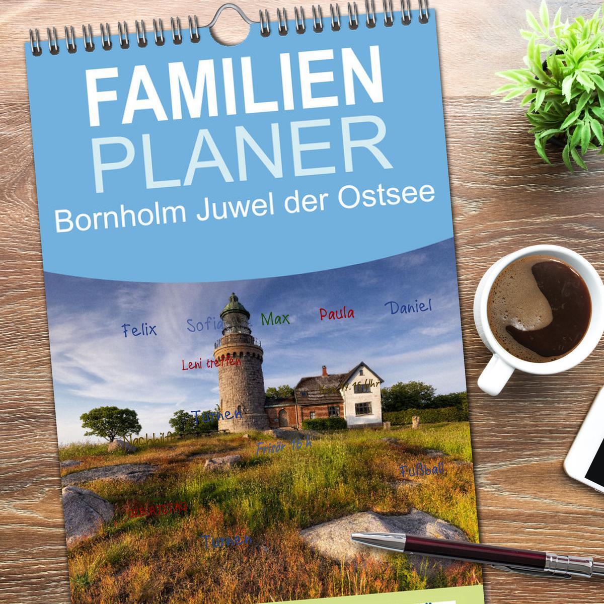 Bild: 9783457094334 | Familienplaner 2025 - Bornholm Juwel der Ostsee mit 5 Spalten...