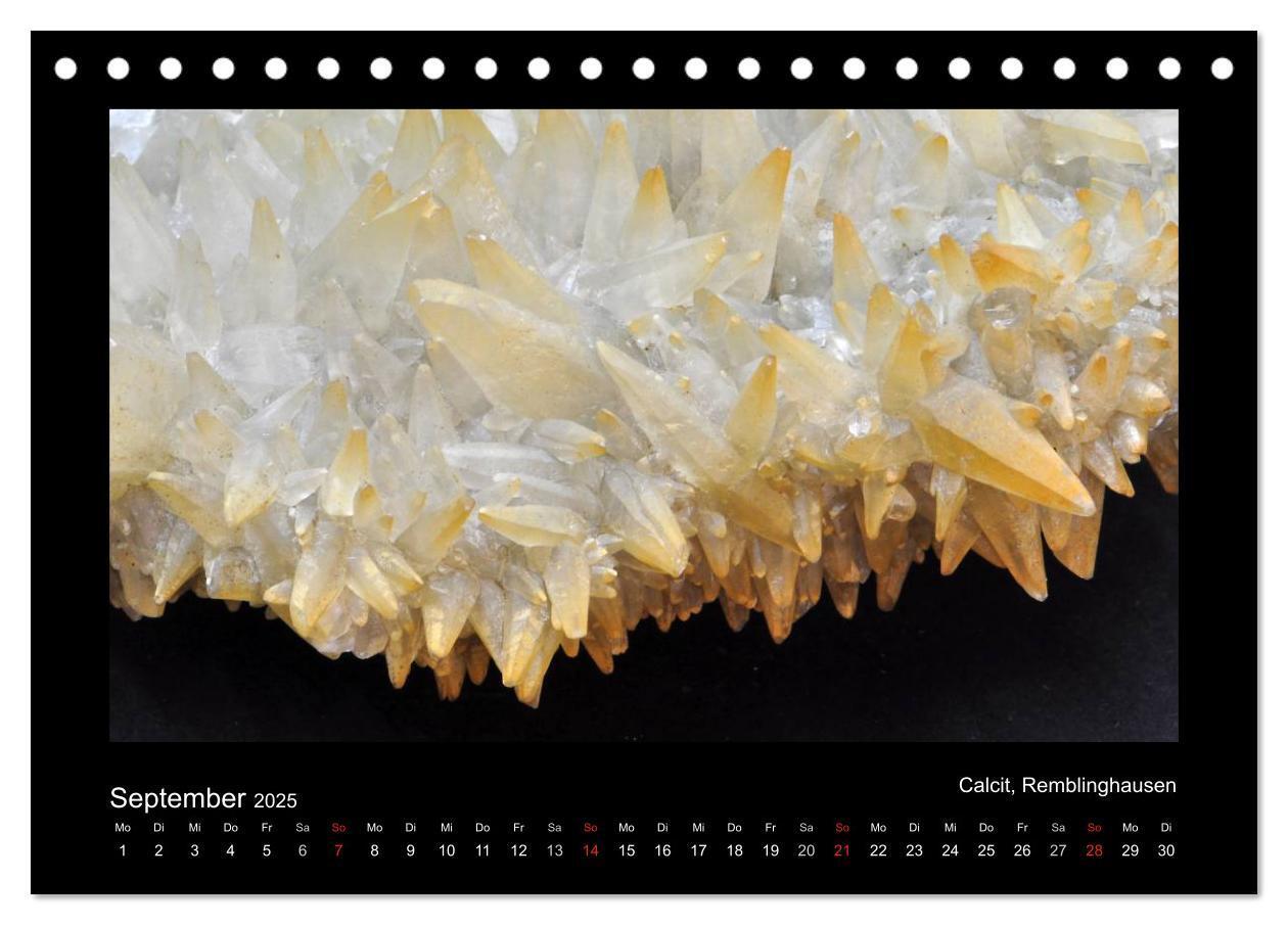 Bild: 9783435768042 | Mineralien aus dem Sauerland (Tischkalender 2025 DIN A5 quer),...