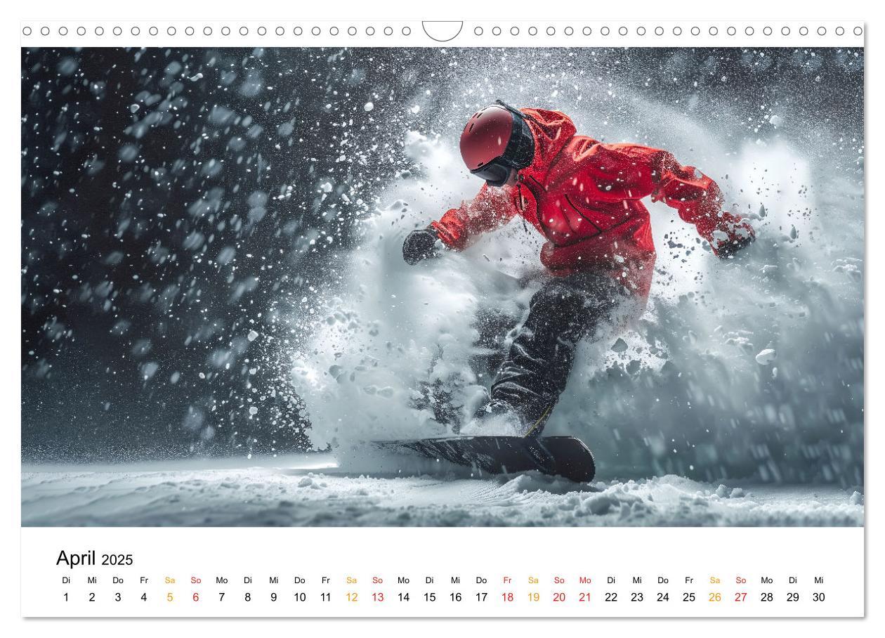 Bild: 9783457226483 | Kufen, Ski &amp; Snowboard (Wandkalender 2025 DIN A3 quer), CALVENDO...