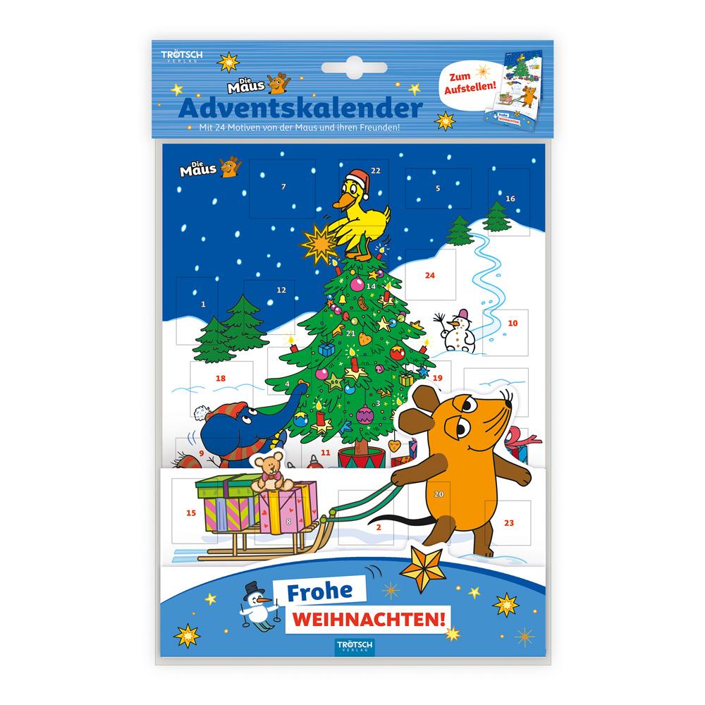 Cover: 9783988020956 | Trötsch Die Maus Adventskalender zum Aufstellen | KG | Kalender | 1 S.