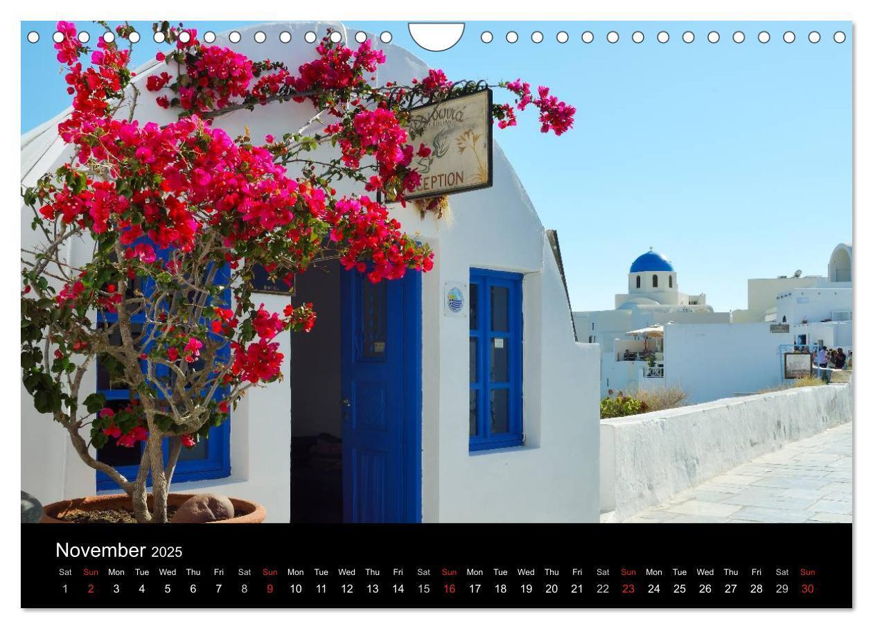 Bild: 9781325993161 | Santorini - Island in the Agean Sea (Wall Calendar 2025 DIN A4...