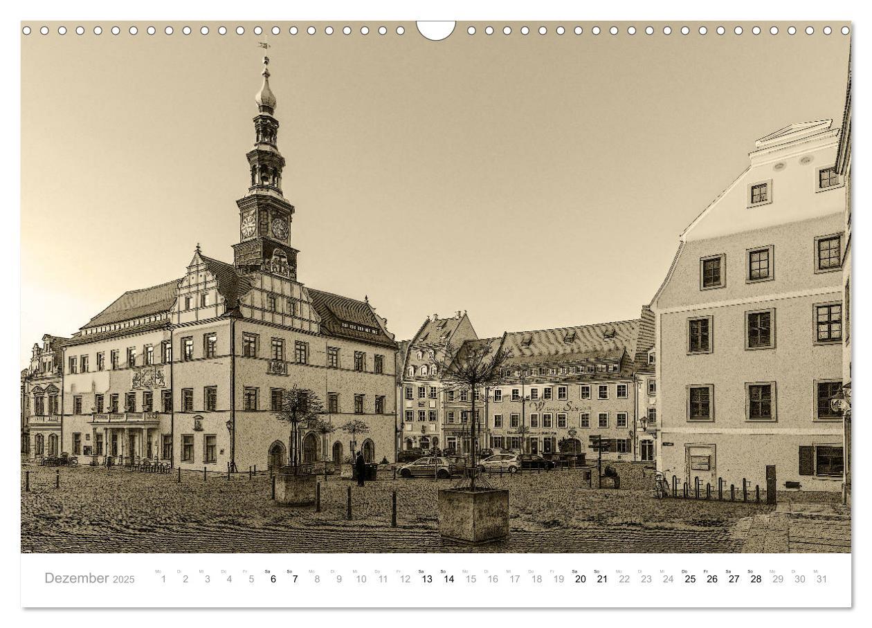 Bild: 9783435244423 | Nostalgiekalender Pirna (Wandkalender 2025 DIN A3 quer), CALVENDO...