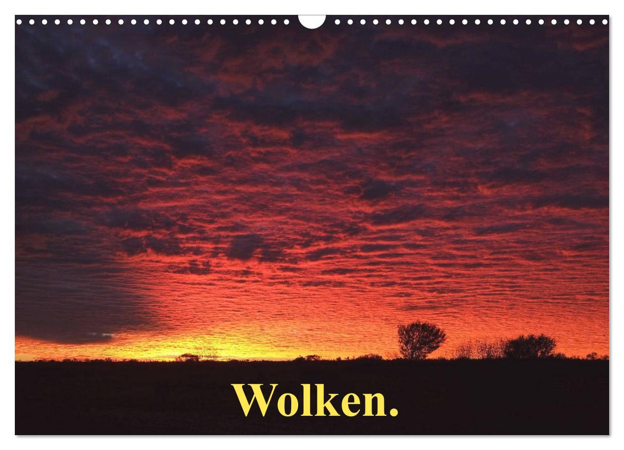 Cover: 9783435416806 | Wolken. (Wandkalender 2025 DIN A3 quer), CALVENDO Monatskalender