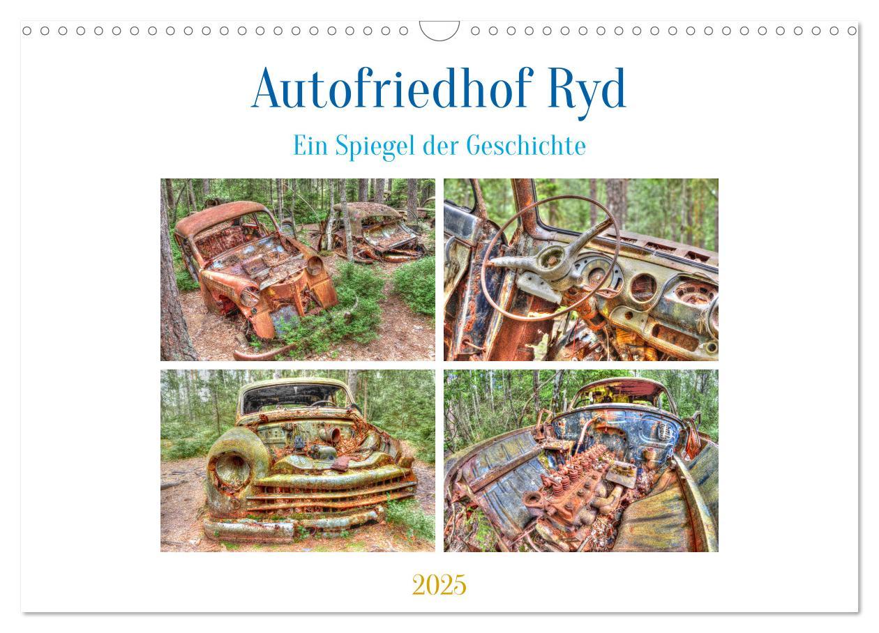 Cover: 9783383938795 | Autofriedhof Ryd (Wandkalender 2025 DIN A3 quer), CALVENDO...