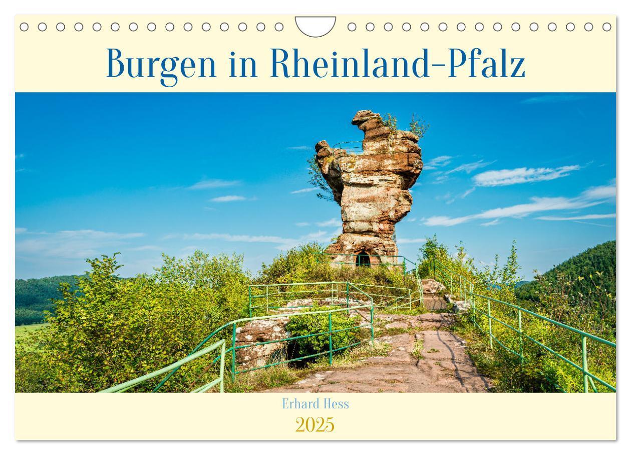 Cover: 9783435941575 | Burgen in Rheinland-Pfalz (Wandkalender 2025 DIN A4 quer), CALVENDO...