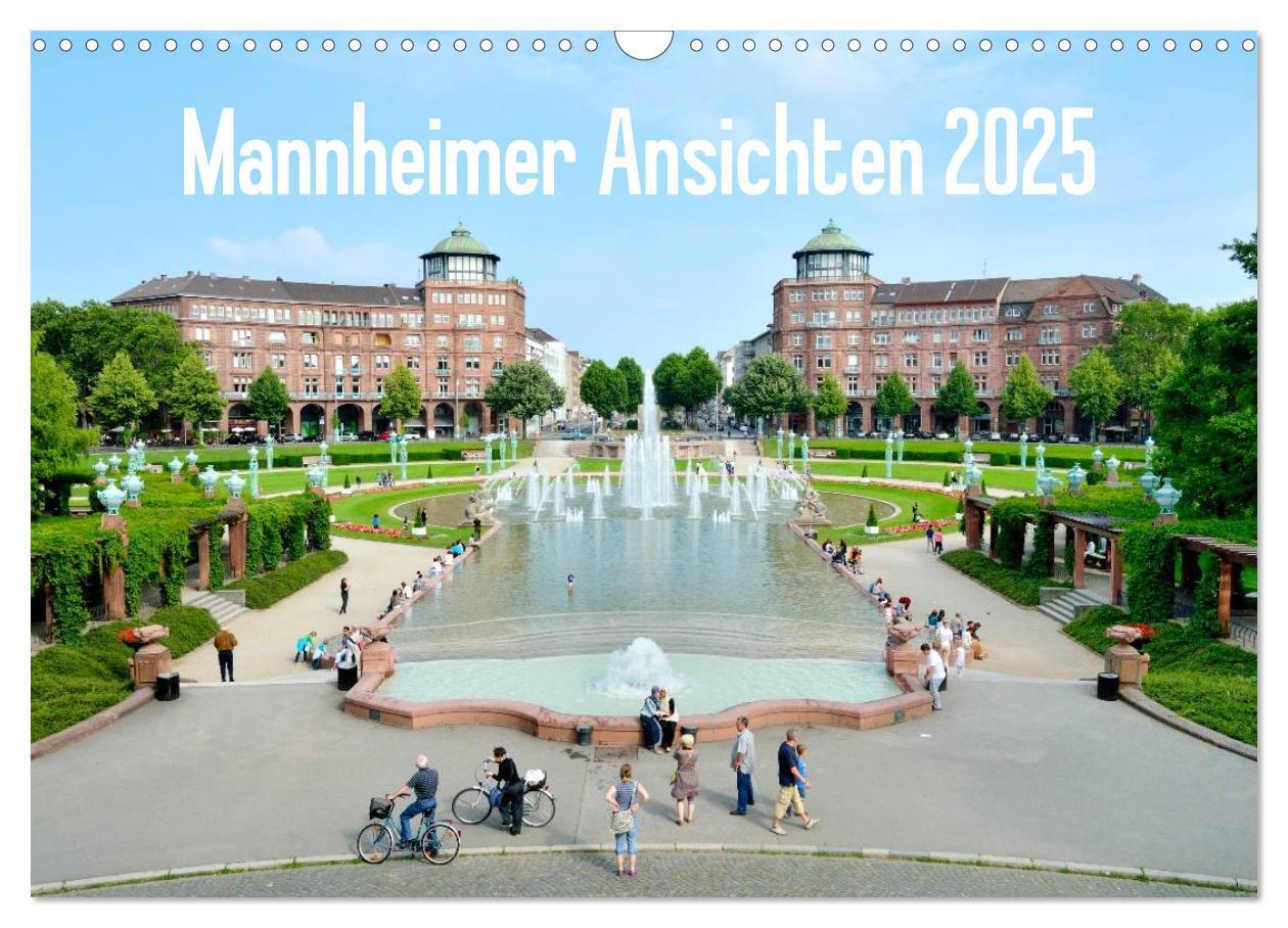 Cover: 9783435826162 | Mannheimer Ansichten 2025 (Wandkalender 2025 DIN A3 quer), CALVENDO...