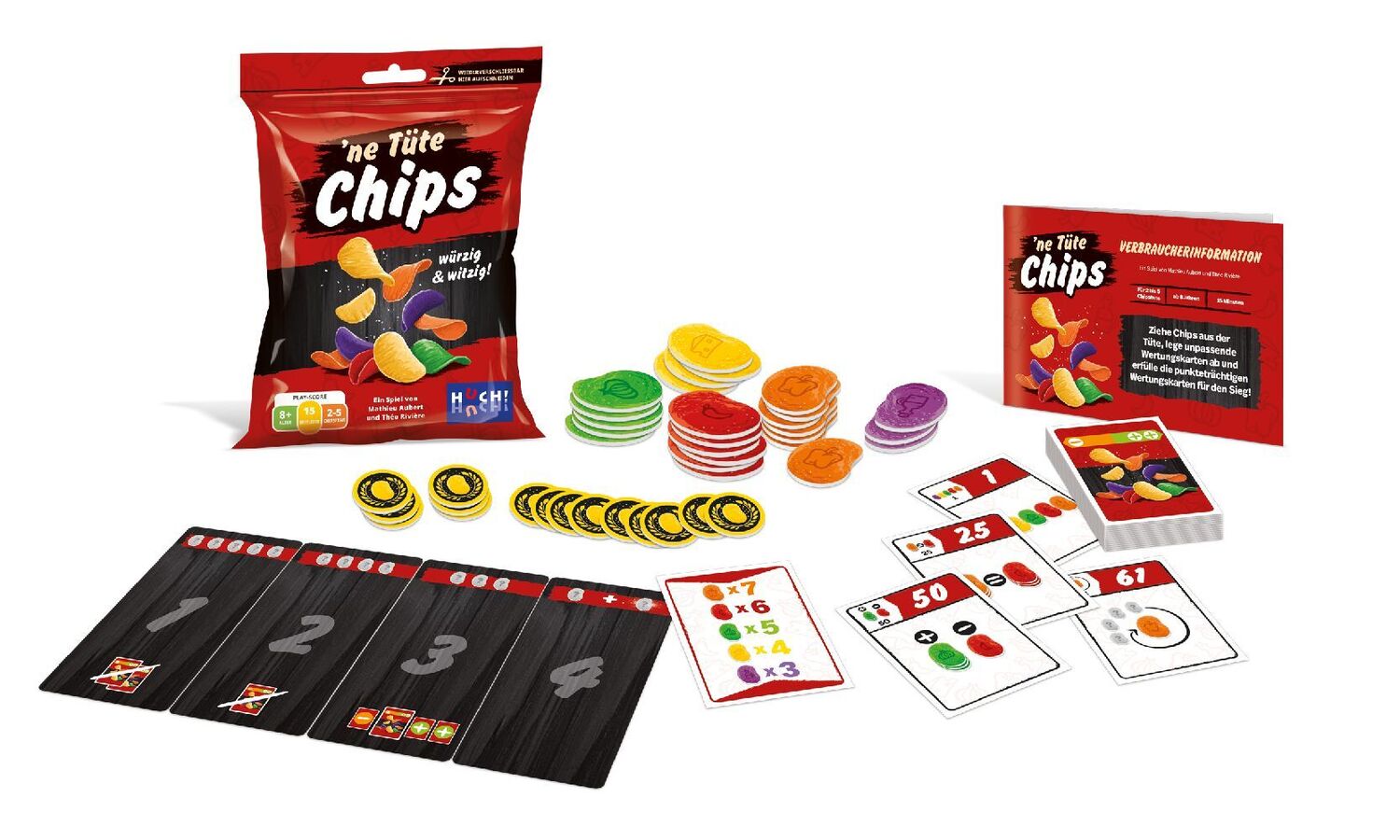 Bild: 3558380113867 | ne Tüte Chips | (7 Stück im Display) | Matthieu Aubert (u. a.) | Spiel