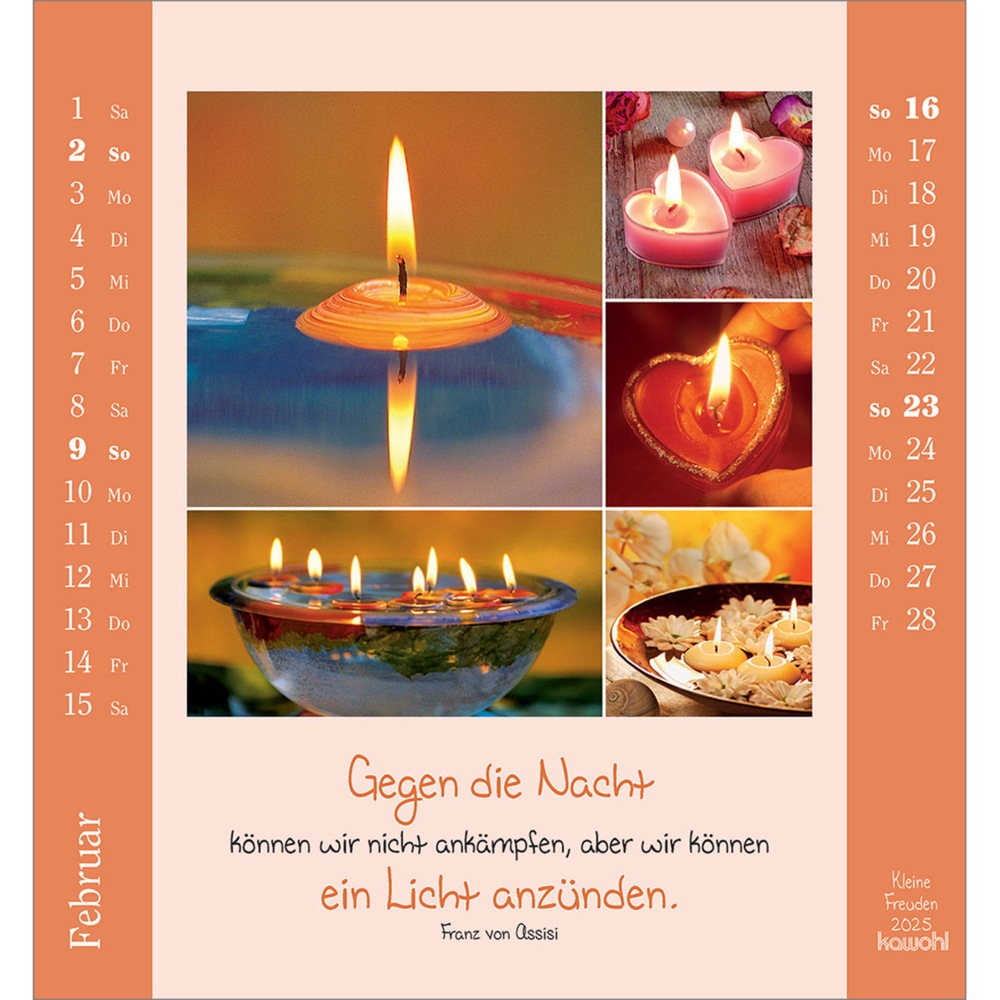 Bild: 9783754881453 | Kleine Freuden 2025 | Aufstell-Kalender mit Bildcollagen | Kalender