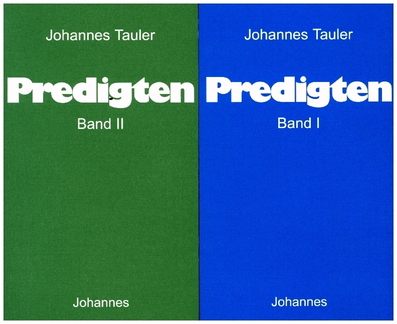 Cover: 9783894112752 | Predigten, 2 Teile | Johannes Tauler | Taschenbuch | 648 S. | Deutsch