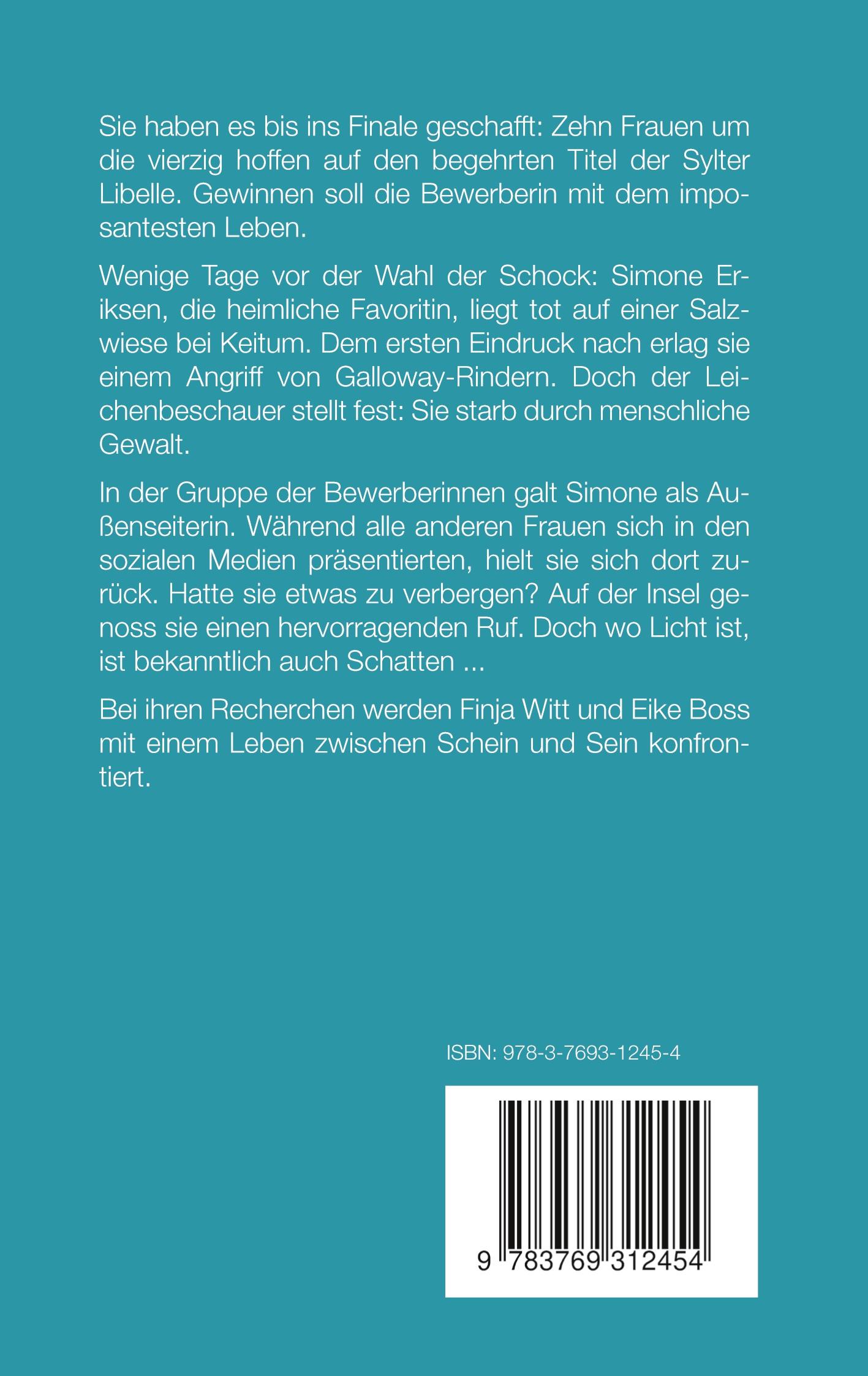 Rückseite: 9783769312454 | Küstenkripo Dagebüll - Die Sylter Libellen | Nordseekrimi | Busch