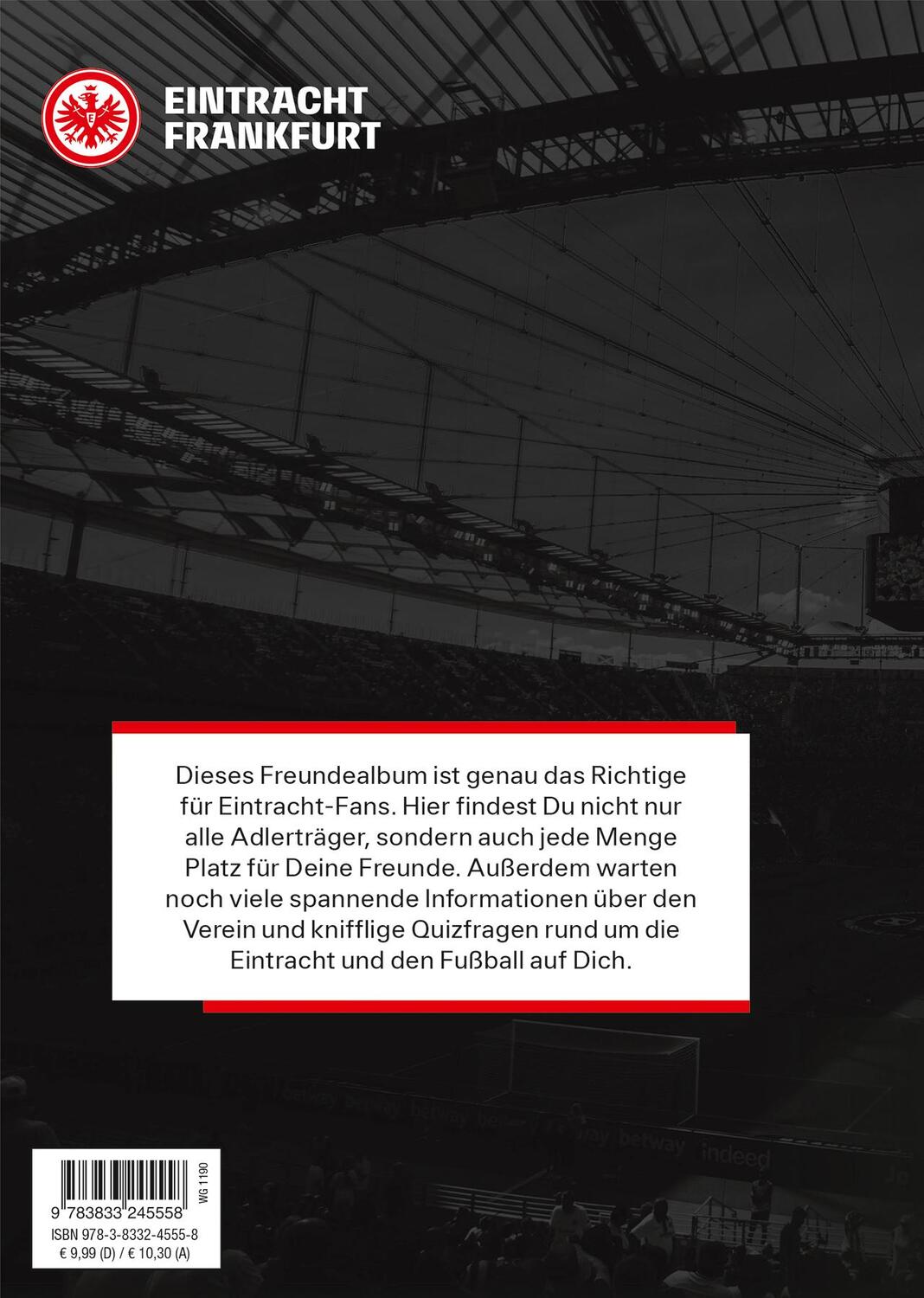 Rückseite: 9783833245558 | Eintracht Frankfurt: Meine Freunde - Das offizielle Eintracht...