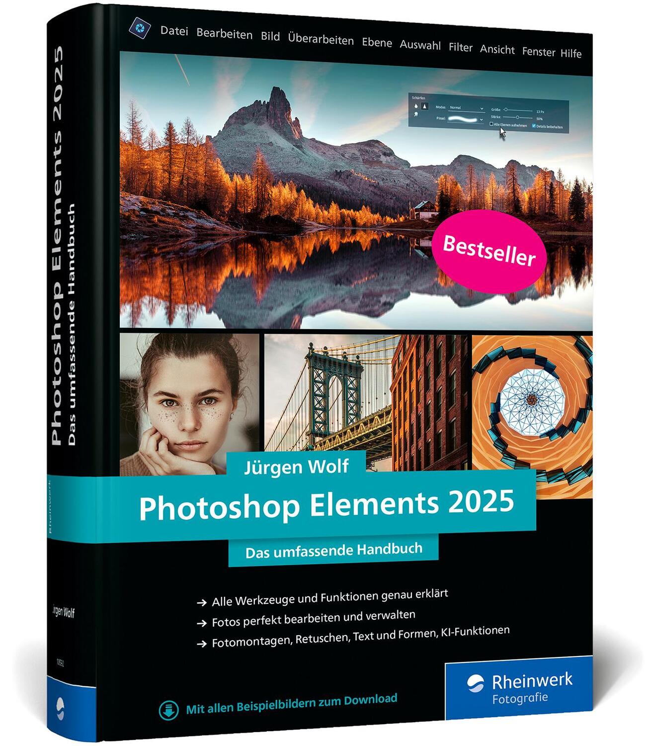 Cover: 9783367105922 | Photoshop Elements 2025 | Jürgen Wolf | Buch | 848 S. | Deutsch | 2024