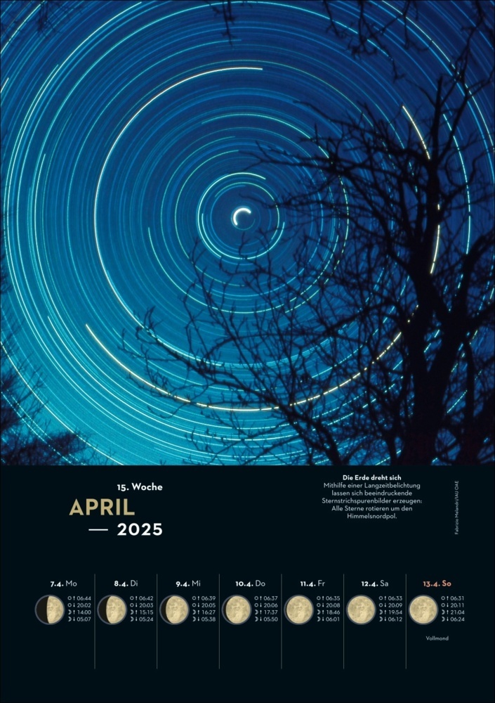 Bild: 9783840028618 | KOSMOS Himmelsjahr 2025 | Hans-Ulrich Keller | Kalender | 55 S. | 2025