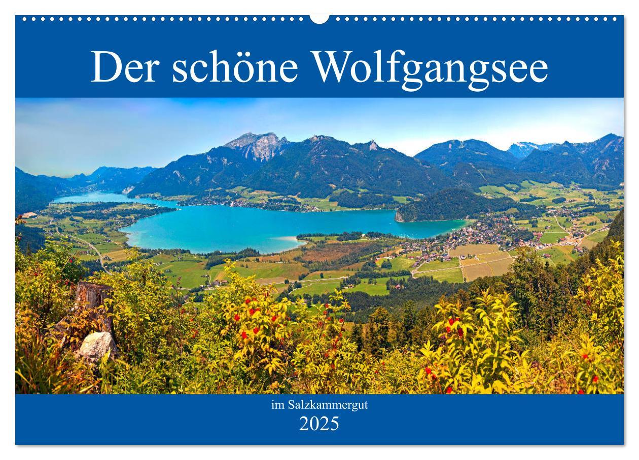 Cover: 9783435385591 | Der schöne Wolfgangsee im Salzkammergut (Wandkalender 2025 DIN A2...