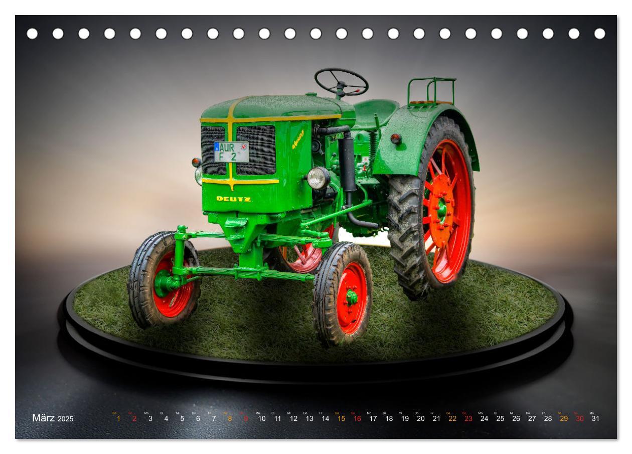 Bild: 9783435094806 | Traktor - Giganten (Tischkalender 2025 DIN A5 quer), CALVENDO...