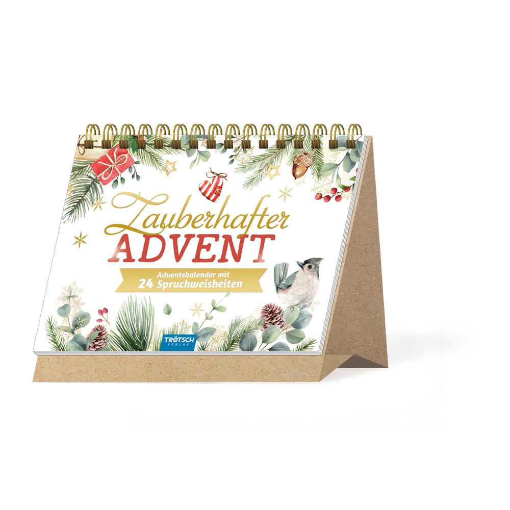 Cover: 9783965528185 | Trötsch Adventskalender zum Aufstellen Zauberhafter Advent -...